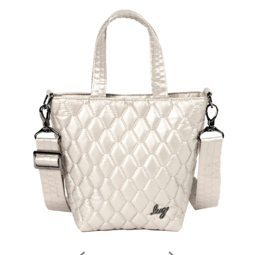 NWT LUG tip toe tote bag champagne gold - Picture 1 of 12